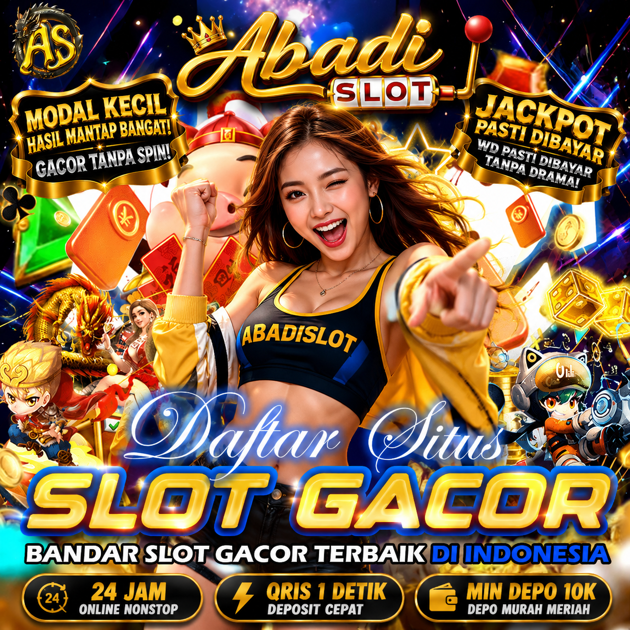 ABADISLOT | Situs Resmi Online Hari Ini Terpercaya Paling Santai!!